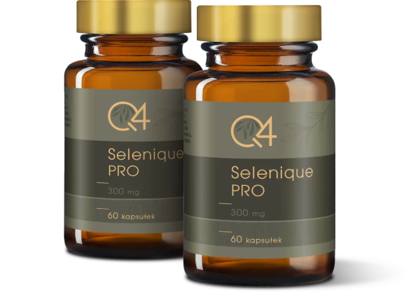 Selen organiczny Q4 Selenique PRO 2x60 - selen z rokitnika czterowartościowy